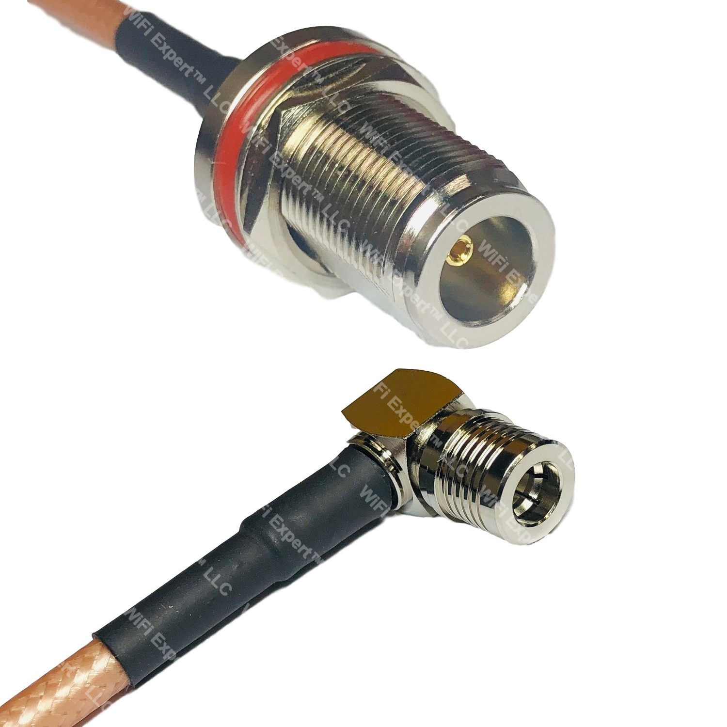 RG58 BNC MALE to BNC FEMALE Connector Adapter Coaxial RF Pigtail Cable 1-40feet