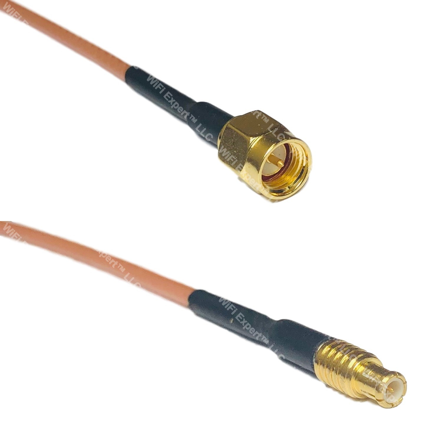 USA-CA RG174 MCX MALE to MCX FEMALE Coaxial RF Pigtail Cable