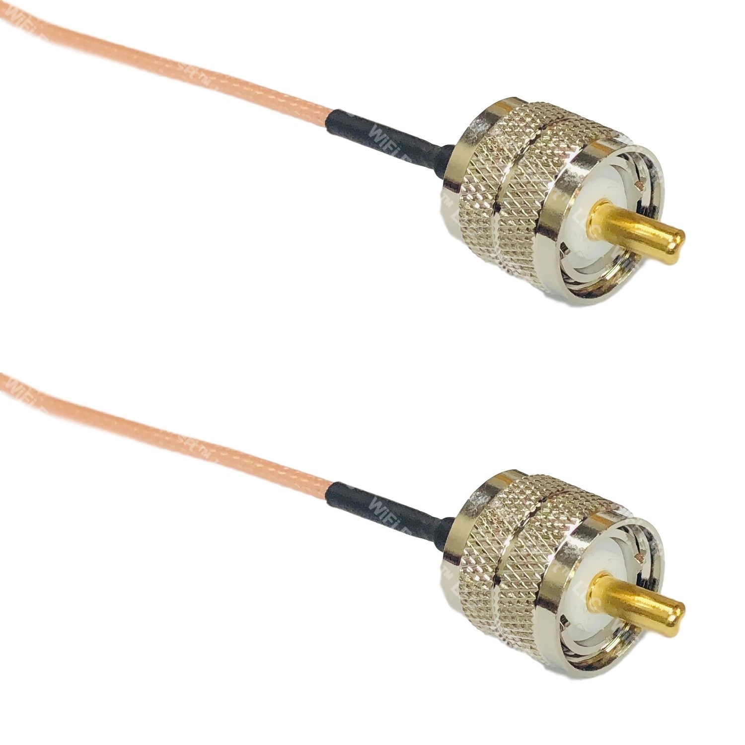 USA-CA LMR195 PL259 UHF MALE to PL259 UHF MALE Coaxial RF Pigtail Cable