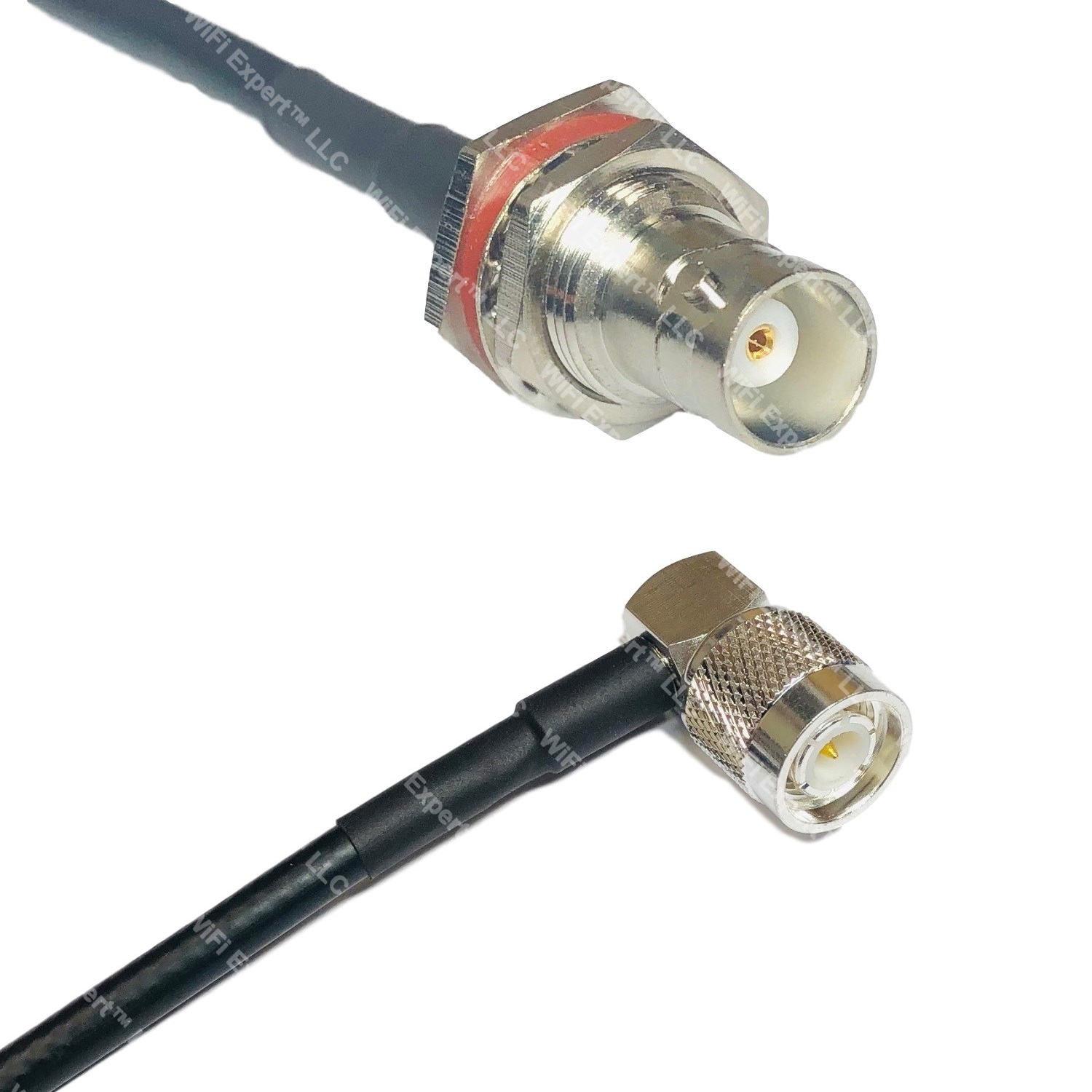 Rg58 Bnc Female Big Bulkhead To Bnc Male Plug Coaxial Rf Cable Ships From Usa Other Computers 6616