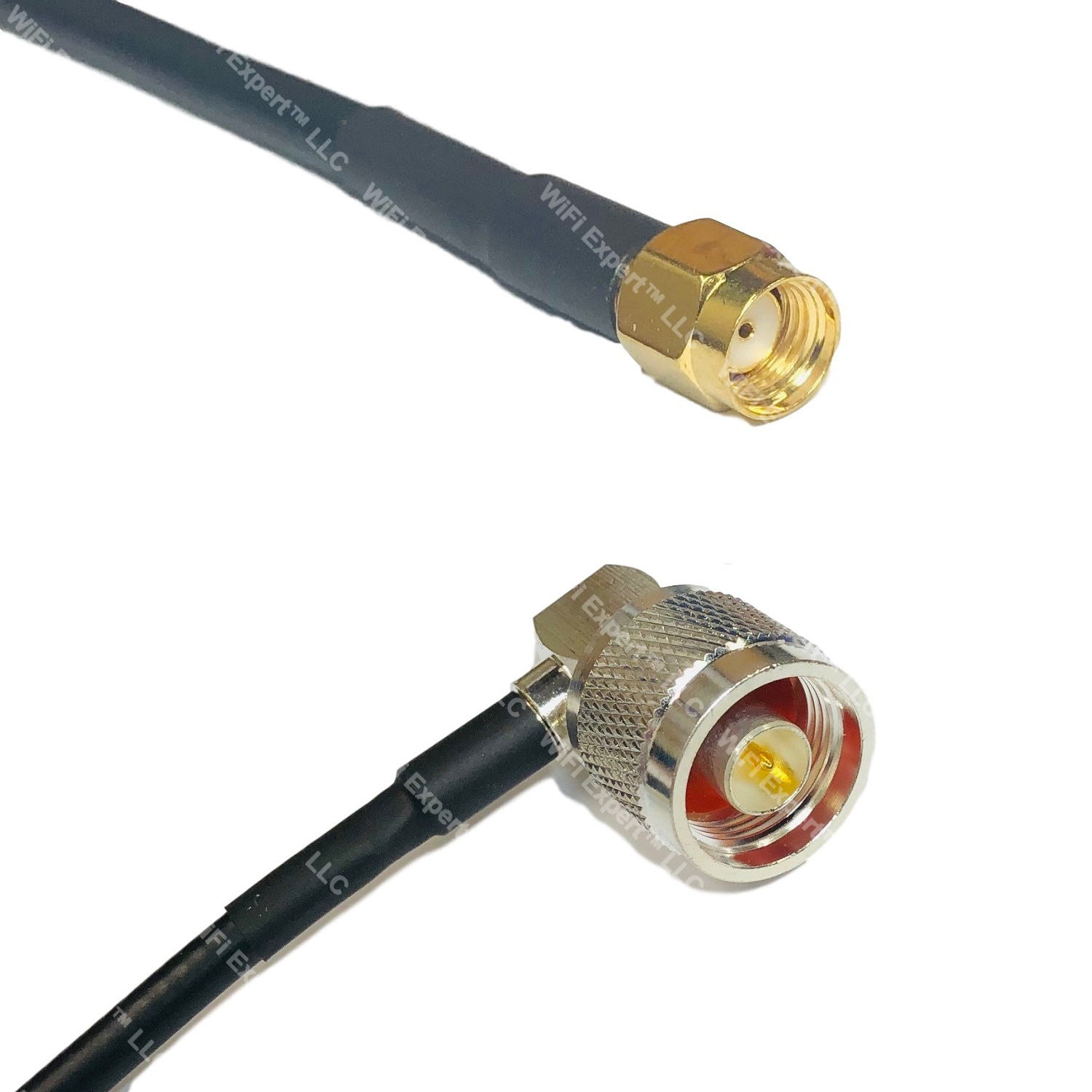 USA-CA RFC240 N MALE to SMA MALE Coaxial RF Pigtail Cable