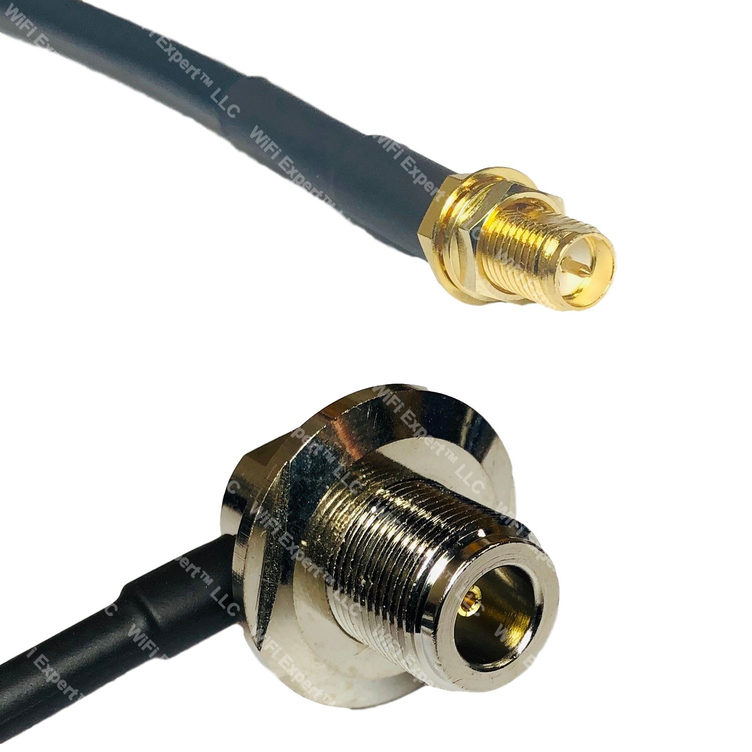 RG58 BNC MALE to BNC FEMALE Connector Adapter Coaxial RF Pigtail Cable 1-40feet