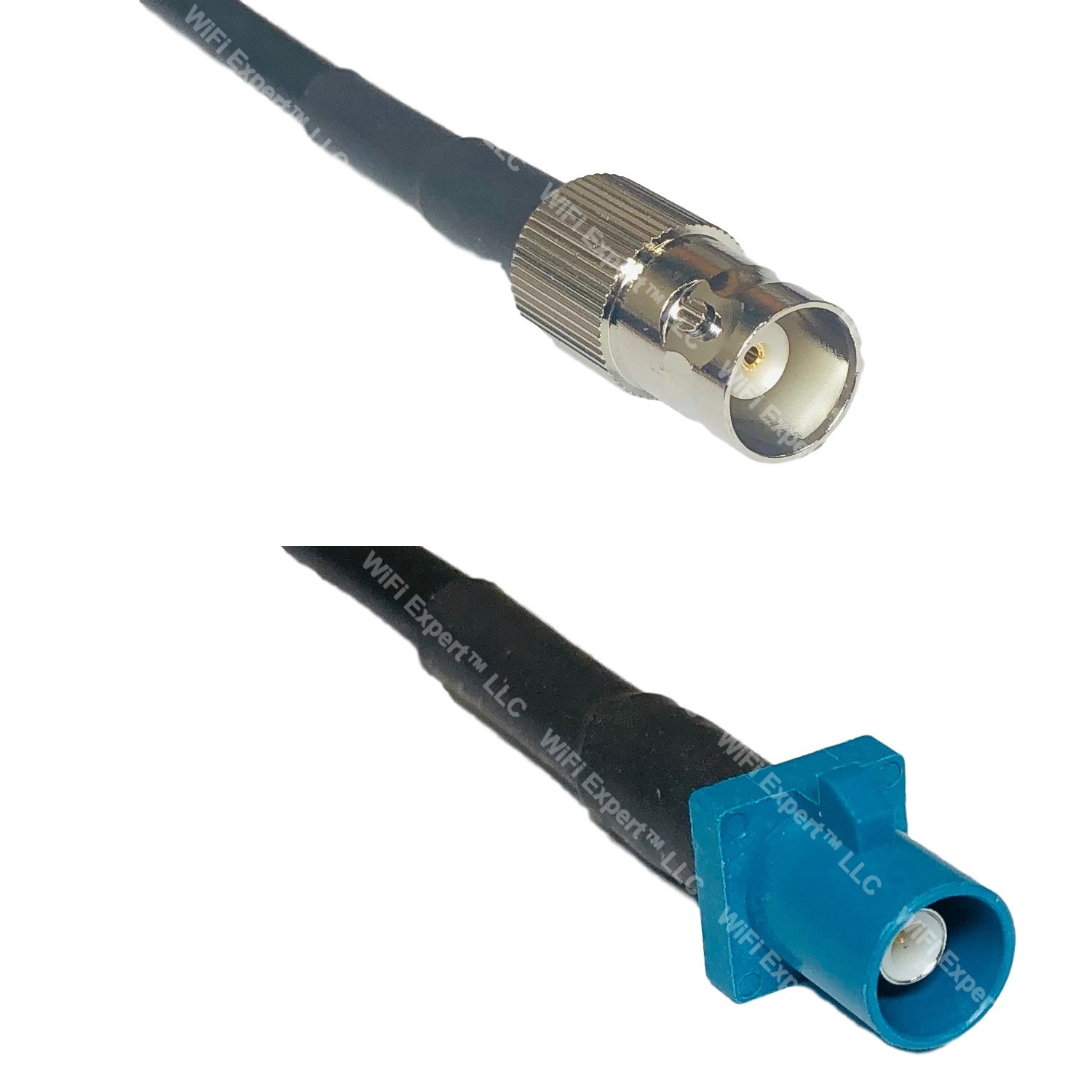 USA-CA RFC195 RCA MALE to BNC FEMALE BIG BULKHEAD Coaxial RF Pigtail Cable