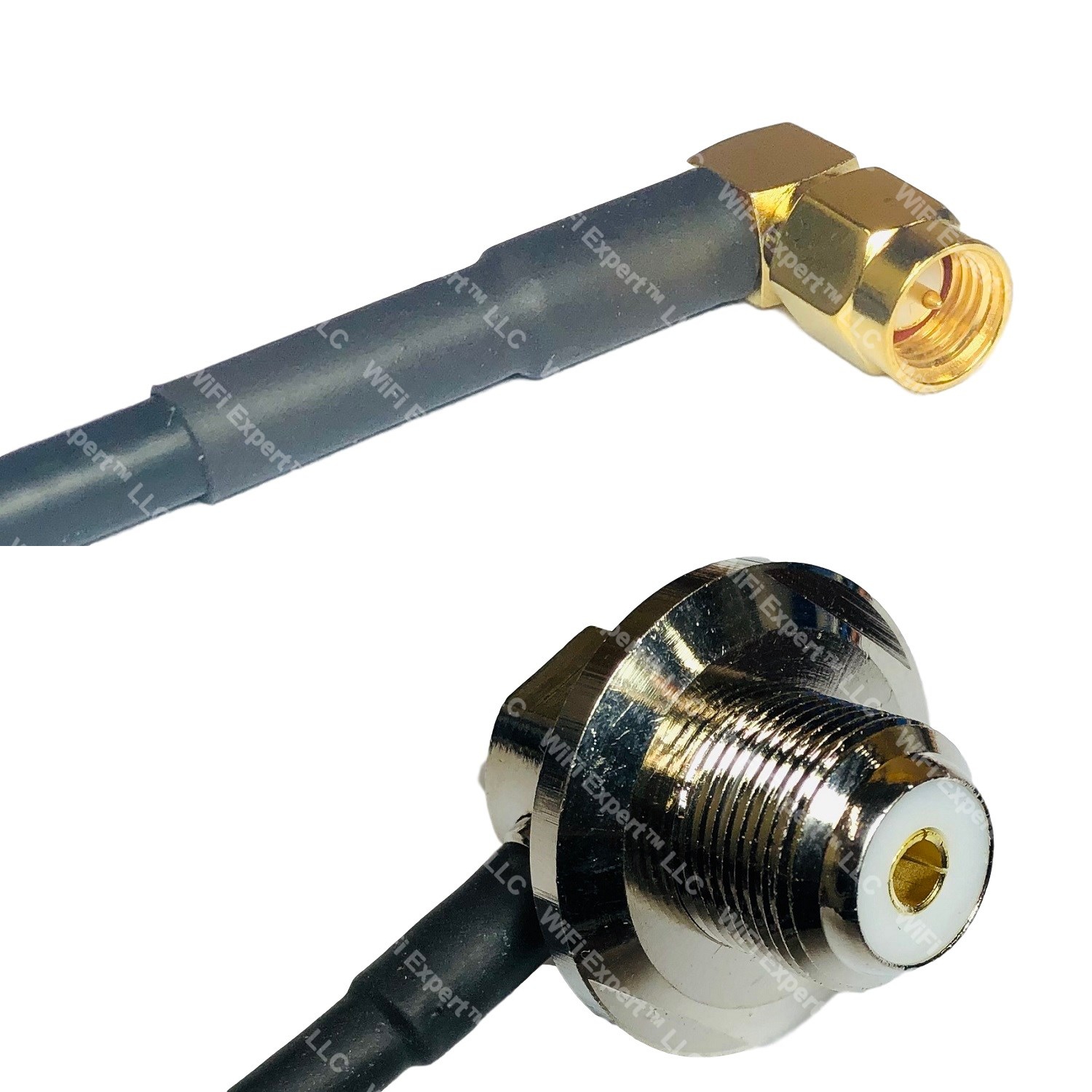 USA-CA RFC240 TNC MALE to SMA MALE ANGLE Coaxial RF Pigtail Cable